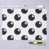 エイトボールビリヤードテーマ 薄葉紙 (クラフト)