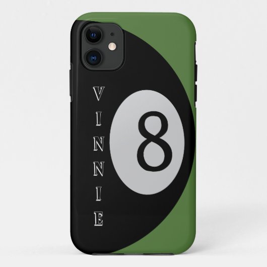 エイトボールビリヤードパーソナル Case-Mate iPhoneケース (裏面)