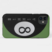 エイトボールビリヤードパーソナル Case-Mate iPhoneケース (裏面(横))