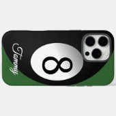 エイトボールプールゲームカスタム Case-Mate iPhoneケース (裏面 (横))