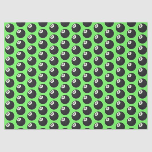 エイトボールY2Kスヌーカー90sネオンライムグリーン 薄葉紙 (正面)