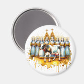 エイトメイド乳搾り | クリスマスの12日 マグネット (正面/裏面)