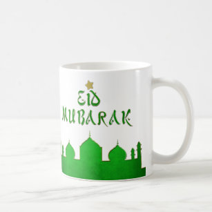 エイドムバラクグリーン金ゴールドモスク コーヒーマグカップ