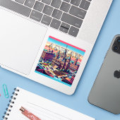 エイドリアン・ミシガン3インチビニールステッカー シール (ノートパソコンとiPhone)