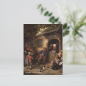 エイドリアン・ヴァン・オスタード・ザ・バイオリニスト ポストカード (スタンド正面)