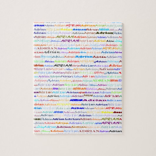 エイドリア文字デザインンII ジグソーパズル (縦)