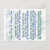 エイドリーンズファイナル招待状 インビテーションポストカード (裏面)