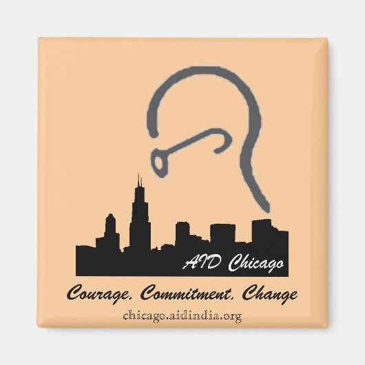 エイド・シカゴ マグネット (正面)