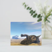 エイニオサウルス恐竜が死んだ ポストカード (スタンド正面)