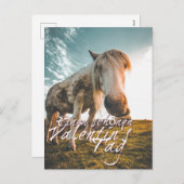 エイネンシェネンバレンティンスタグミットシャウエンデムプフェルド シーズンポストカード (正面/裏面)