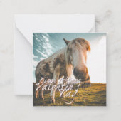 エイネンシェネンバレンティンスタグミットシャウエンデムプフェルド ノートカード (正面)