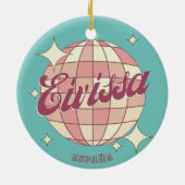 エイビサイビサエスパーニャの休日のお土産 セラミックオーナメント (裏面)