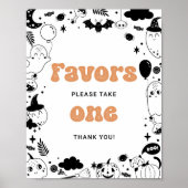 エイピオンオレンジ幽霊ハロウィーン誕生日 ポスター (正面)