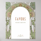 エイピースサイン客ヴィンテージアールヌーボーバイミュシャ ポスター (正面)