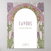 エイピースサイン客ヴィンテージアールヌーボーバイミュシャ ポスター (正面)