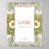 エイピースサイン客ヴィンテージアールヌーボーバイミュシャ ポスター (正面)