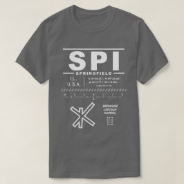 エイブラハムリンカーンキャピタル空港SPI Tシャツ