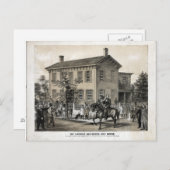 エイブラハムリンカーンズホーム ポストカード (正面/裏面)