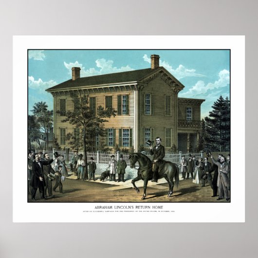 エイブラハムリンカーンズリターンホーム ポスター (正面)