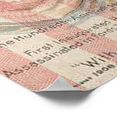 エイブラハムリンカーンビンテージのポスター ポスター (角)