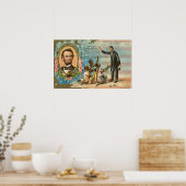 エイブラハムリンカーンビンテージのポスター ポスター (キッチン)