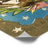 エイブラハムリンカーンビンテージのポスター ポスター (角)