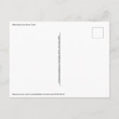 エイブラハムリンカーンポストカード ポストカード (裏面)