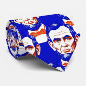エイブラハムリンカーンポートレート – グラフィックイラストレーション ネクタイ (ロール)