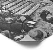 エイブラハムリンカーンレスリングポスター ポスター (角)