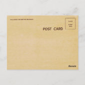 エイブラハムリンカーンレトロポップ・アートのアートハガキ ポストカード (裏面)