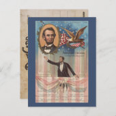 エイブラハムリンカーンヴィンテージポストカード ポストカード (正面/裏面)