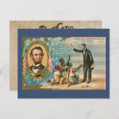 エイブラハムリンカーンヴィンテージポストカード ポストカード (正面/裏面)