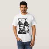 エイブラハムリンカーン誕生日 Tシャツ (正面フル)