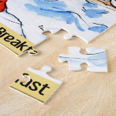 エイブラハムリンカーン&メリートッドブレックファーストインベッド ジグソーパズル (側面)