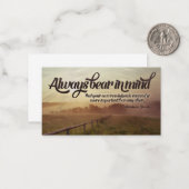 エイブラハム感動的リンカーン引用文"常に" ノートカード (正面/裏面インサイチュ)