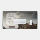 エイブラハム感動的リンカーン引用文「成功」 デスクマット (キーボード&マウス)