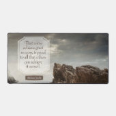 エイブラハム感動的リンカーン引用文「成功」 デスクマット (正面)