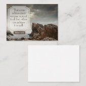 エイブラハム感動的リンカーン引用文「成功」 ノートカード (正面/裏面)