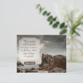 エイブラハム感動的リンカーン引用文「成功」 ポストカード (スタンド正面)