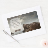 エイブラハム感動的リンカーン引用文「成功」 長方形シール (封筒)