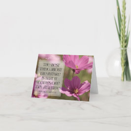 エイブラハム感動的リンカーン引用文「未来」 サンキューカード