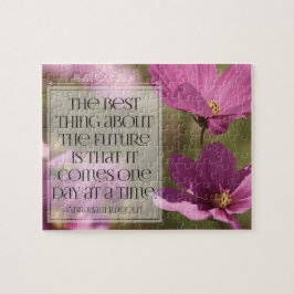 エイブラハム感動的リンカーン引用文「未来」 ジグソーパズル