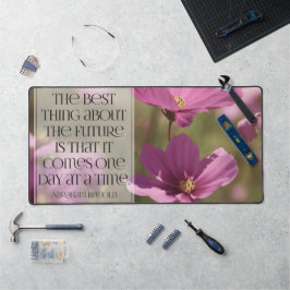 エイブラハム感動的リンカーン引用文「未来」 デスクマット