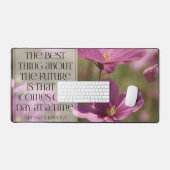 エイブラハム感動的リンカーン引用文「未来」 デスクマット (キーボード&マウス)