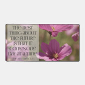 エイブラハム感動的リンカーン引用文「未来」 デスクマット (正面)