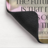 エイブラハム感動的リンカーン引用文「未来」 マウスパッド (コーナー)