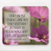 エイブラハム感動的リンカーン引用文「未来」 マウスパッド (正面)