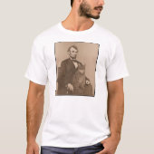 エイブラハム・リンカーンおよび彼の猫"グロリア" 2 Tシャツ (正面)