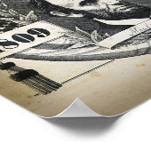 エイブラハム・リンカーンが見出しを撃った ポスター (角)