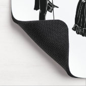 エイブラハム・リンカーンとメアリー・トッド・リンカーンのシルエット マウスパッド (コーナー)